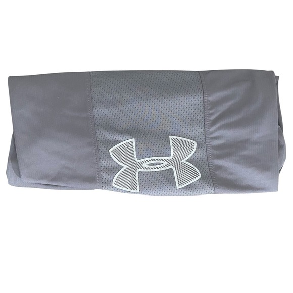 VTG Y2K Under Armour Loose Dazzle Basketball Shorts‎ Size M Baggy Gray - Picture 1 of 5